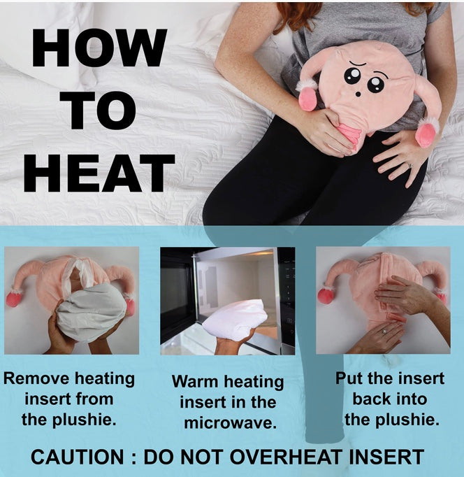 CUTERUS -Heating Plushie for Cramps